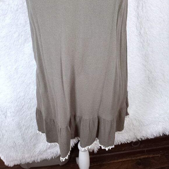 BOMBSHELLS ARMY GREEN &WHITE LACE DRESS SZ.S EUC - Picture 4 of 8